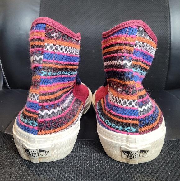 Vans SK8-HI Suede and Canvas tribal pattern. - Picture 4 of 6